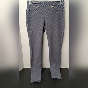 Michael kors blue with white dot pants